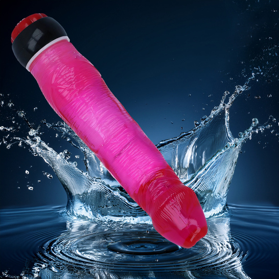 WIBRATOR ŻELOWY ZADOWALAJĄCY W 300 PROCENTACH PENIS JAK ŻYWY MEGA ORGAZM