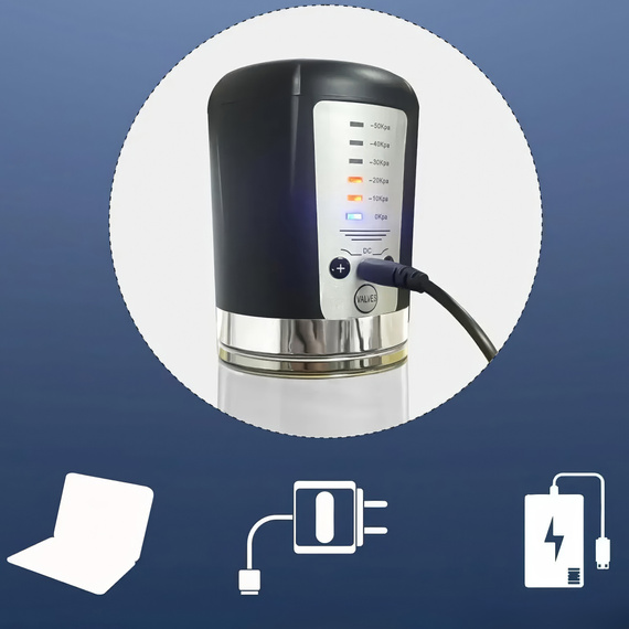 Elektryczna Pompka Do Penisa Automatyczna 5 Tryby Ssania Powiększanie LeLex