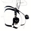 SKÓRZANA UPRZĄŻ NA UDA PASKI BDSM HARNESS KAJDANKI DOMINUJ I ZNIEWALAJ 