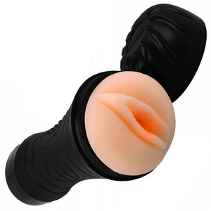 Masturbator W Twardej Tubie Z Wibracją Soczysta Pochwa Do Penetracji