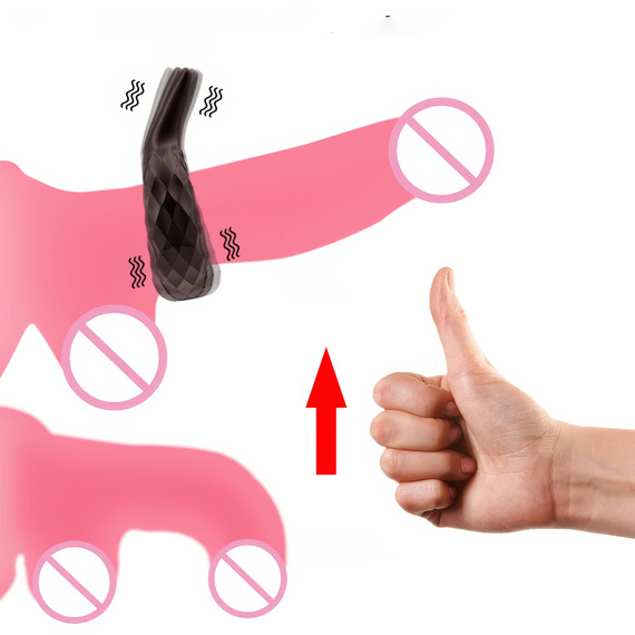 Erekcyjny Pierścień Na Penisa Wibrujący Stymuluje Łechtaczkę Dla Par LeLex