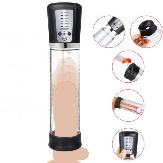 Elektryczna Pompka Do Penisa Automatyczna 5 Tryby Ssania Powiększanie LeLex