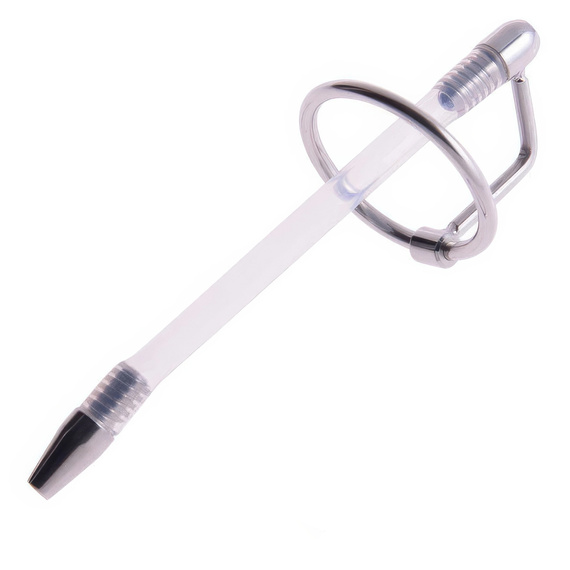 PENIS PLUG DILATOR Z UJŚCIEM RURKA DO PENISA MASTURBATOR CEWKI MOCZOWEJ