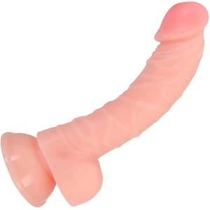 REALISTYCZNY PENIS PRAWDZIWE DILDO Z PRZYSSAWKĄ MIĘSISTE DILDO Z JĄDRAMI