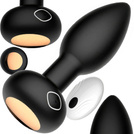 KOREK ANALNY 10 FUNKCJI WIBRACJI STEROWANY ZA POMOCĄ PILOTA WODOODPORNY 