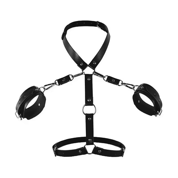 Uprząż BDSM Bielizna Erotyczna Harness Kajdanki Obroża Gadżety Erotyczne