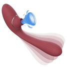 Nowoczesny Wibrator 2w1 Punkt G I Łechtaczki Ssący Masażer Premium LeLex