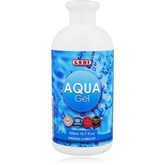 AQUA GEL 500ML ŻEL POŚLIZGOWY NA BAZIE WODY LUBRYKANT DO MOKRYCH SEKS ZABAW