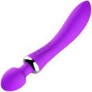 LUKSUSOWY WIBRATOR 2w1 PODGRZEWANY DO 45stC - USB MASAŻER ŁECHTACZKI SUTKÓW