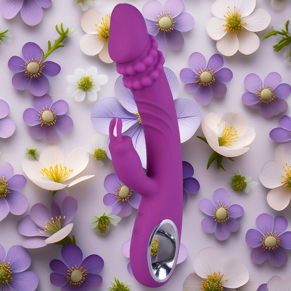 NOWOCZESNY MASAŻER DO POCHWY WIELOFUNKCYJNY WIBARTOR Z KRÓLICZKIEM PUNKT G