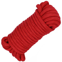 BAWEŁNIANY SZNUR DO KRĘPOWANIA BONDAGE MOCNA LINKA BDSM - SZNUR DO WIĄZANIA