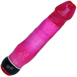 WIBRATOR ŻELOWY ZADOWALAJĄCY W 300 PROCENTACH PENIS JAK ŻYWY MEGA ORGAZM