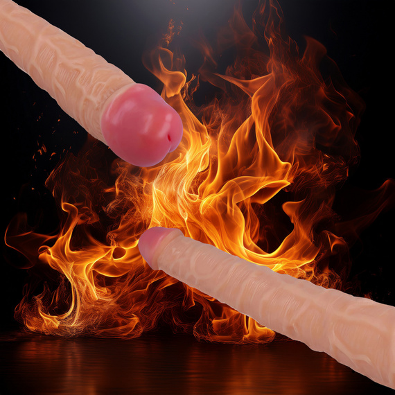 PODWÓJNE DILDO PENETRACYJNE PENIS DO ZABAWY WE DWOJE I SAMEMU TWARDY DŁUGI