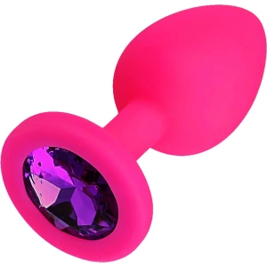 KOREK ANALNY Z KRYSZTAŁEM DIAMENCIKIEM MAŁY PLUG OZDOBA DO CIASNEJ PUPCI