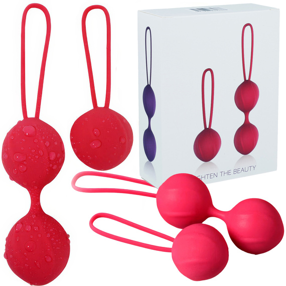 MEDYCZNE DRGAJĄCE KULKI GEJSZY Z CIĘŻARKIEM SEX KULECZKI DO MIĘŚNI KEGLA