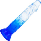 Elastyczne Żelowe Dildo Sex Dong 17cm Dwukolorowy Realistyczny Penis LeLex