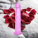 MIĘKKIE GIĘTKIE ŻELOWE DILDO ELASTYCZNY PENIS Z PRZYSSAWKĄ DO POCHWY ANALU