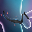 Masażer Prostaty Z Pierścieniem Na Penisa Wibrujący Zdalny Sterowany LeLex