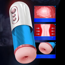 Automatyczne masturbator meski z funkcją ssania, wibracji, głos MEGA SPUST