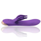 Wibrator Damski Tulipan Silikonowy Masażer Punktu G I Łechtaczki USB LeLex