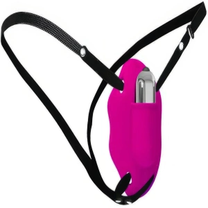 WIBRUJĄCY STYMULATOR ŁECHTACZKI NA PASKACH SEX ZABAWKA WIBRATOR DO MAJTEK