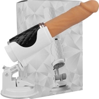 ELEGANCKI I NIEPOZORNY GIĘTKI PENIS DILDO WIBRATOR Z PRZYSSAWKĄ POSUWISTY