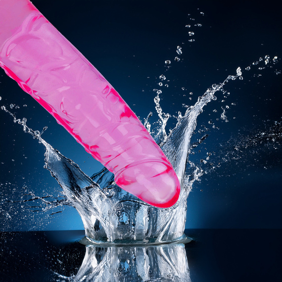 ŻELOWE DILDO Z PRZYSSAWKĄ DŁUGI PENIS DO WAGINY I PUPY SEX DONG MEGA ORGAZM