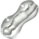 Żelowy Masturbator Tunelowy Z Wypustkami Lodowa Pochwa Z Uchwytem Na Palce