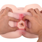 MASTURBATOR REALISTYCZNA SZTUCZNA POCHWA I ODBYT JĘDRNE POŚLADKI aż 4,7KG