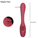 Nowoczesny Wibrator 2w1 Punkt G I Łechtaczki Ssący Masażer Premium LeLex