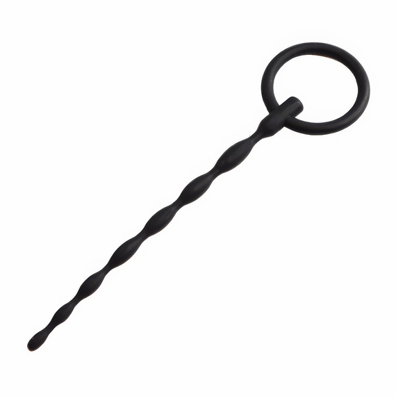 SILIKONOWY DILATOR Z MASUJĄCYMI KULKAMI MASTURBATOR CEWKI MOCZOWEJ PLUG