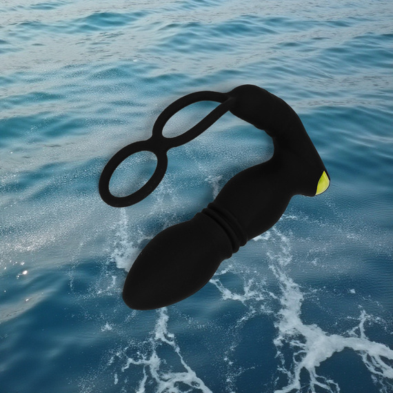 MASAŻER PROSTATY I KROCZA WIBRACJA + RUCH POSUWISTY KOREK ANALNY APLIKACJA