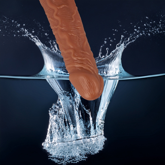 WIBRATOR POSUWSTY NA PILOTA NAGRZEWA SIĘ DILDO DONG WIELKI PENIS 