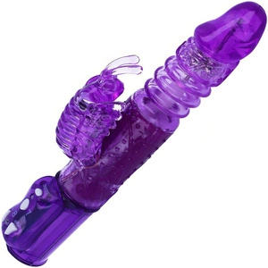 SEX - WIBRATOR Z ROTACJĄ I RUCHEM POSUWISTYM GÓRA-DÓŁ - REGULOWANA MOC