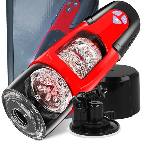 Masturbator Męski Posuwisty Obrotowy Automatyczny Sex Tuba Wypustki LeLex