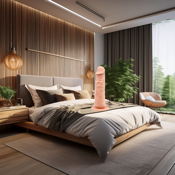 DILDO Z PRZYSSAWKĄ REALISTYCZNY PENIS CALVIN XL IDEALNY NA SEX PREZENT