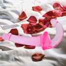 SAMONOŚNY STRAP ON PODWÓJNY SZTUCZNY ŻELOWY PENIS DILDO GŁĘBOKA PENETRACJA