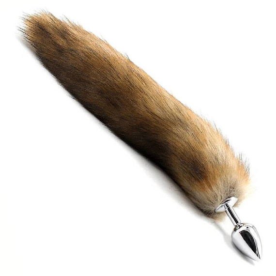 METALOWY KOREK ANALNY Z UWODZICIELSKĄ LISIĄ KITĄ PONĘTNY SEX OGON DO ZABAW