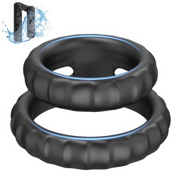 Erekcyjny Pierścień Na Penisa Podwójny Ring Wspomaga Erekcję I Orgazm LeLex