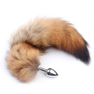 METALOWY KOREK ANALNY Z UWODZICIELSKĄ LISIĄ KITĄ PONĘTNY SEX OGON DO ZABAW