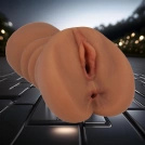 Masturbator Męski Realistyczny Waginalno-Analny Cyberskóra 2 Wejścia LeLex