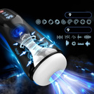 AUTOMATYCZNY MASTURBATOR POCHWA Z WIBRACJĄ, FUNKCJĄ SSANIA I PODGRZEWANA