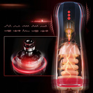 Realistyczny Masturbator Męski Posuwisty Ruch Góra-Dół Z Wypustkami LeLex