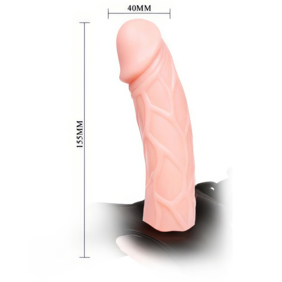 STRAP-ON DILDO NA PASACH PENIS DO POCHWY I ANUSA FAŁADY NA CAŁEJ DŁUGOŚCI