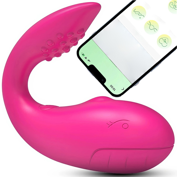 WIBRUJĄCE SEX JAJECZKO 9 TRYBÓW WIBRACJI STEROWANE APLIKACJĄ ROZKOSZ APP