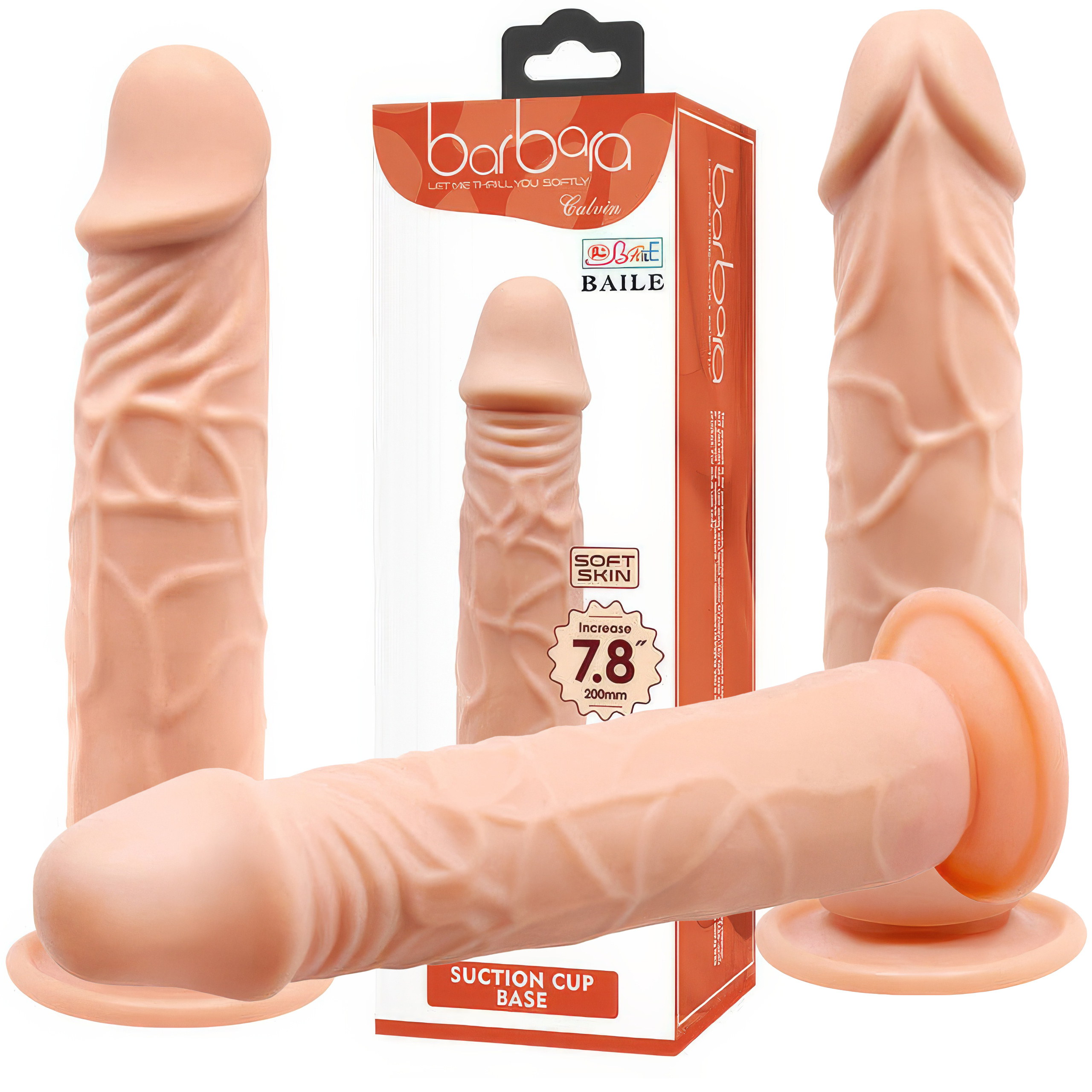 DILDO Z PRZYSSAWKĄ REALISTYCZNY PENIS CALVIN KUTAS XL IDEALNY SEX PREZENT