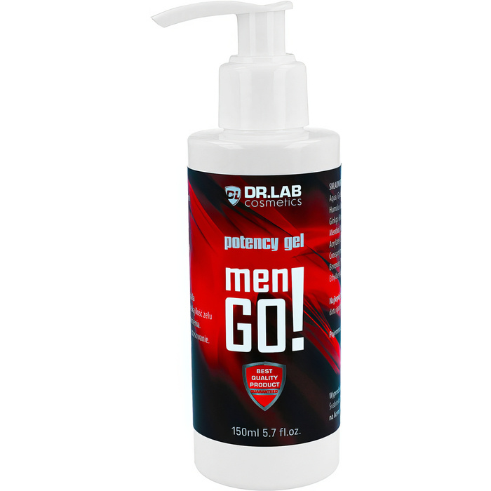 MEN GO! 150ML PENIS OGROMNY I TWARDY JAK W PORNOSACH  ŻEL WODNY NA POTENCJĘ