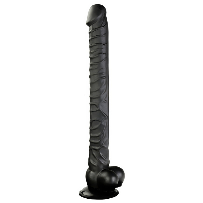 XXXXXL OGROMNE MEGA WIELKIE DŁUGIE DILDO Z ŻYŁAMI PENIS DOGŁĘBNA PENETRACJA